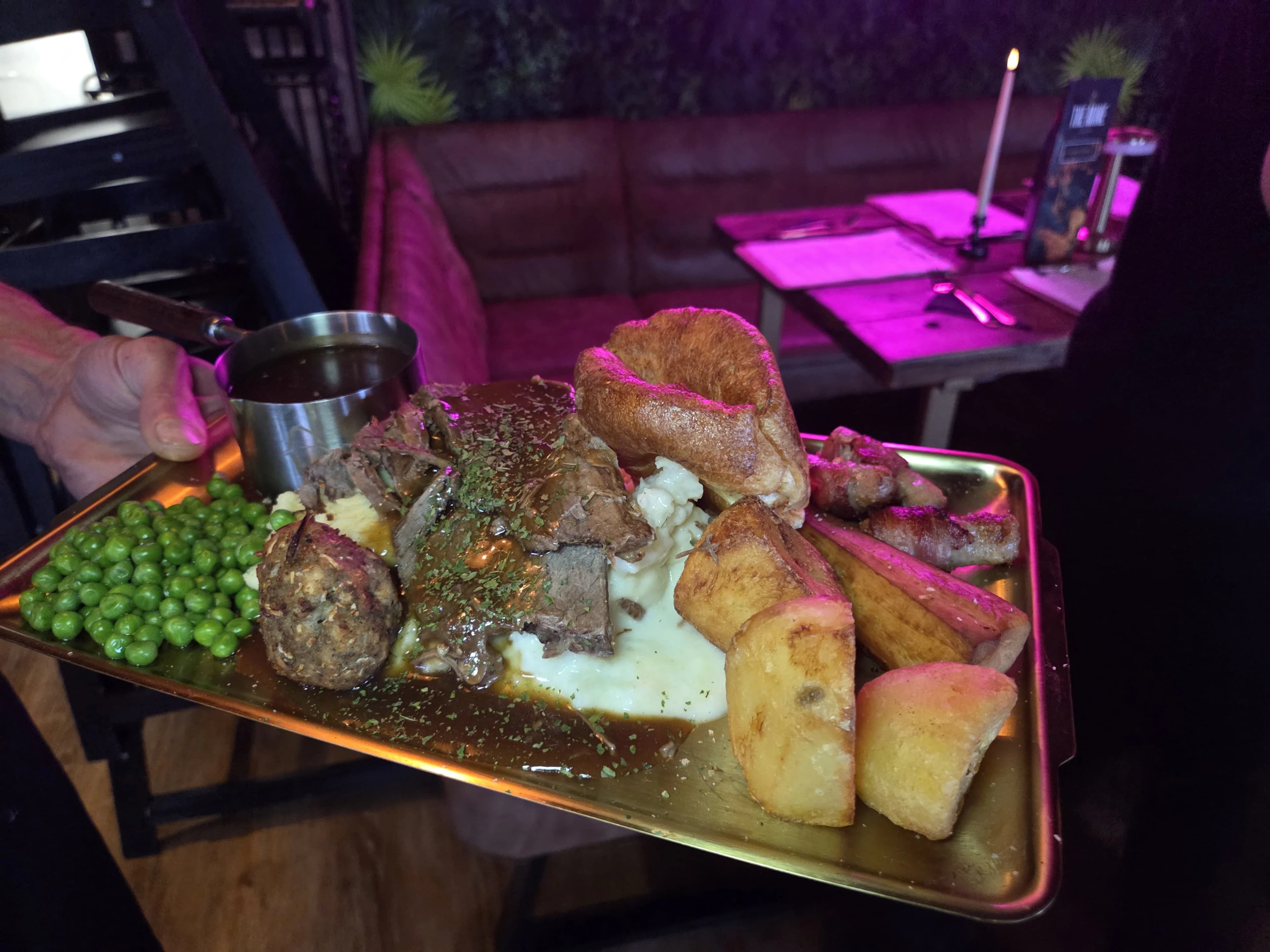 Traditional Sunday Roast at The Mine restaurant