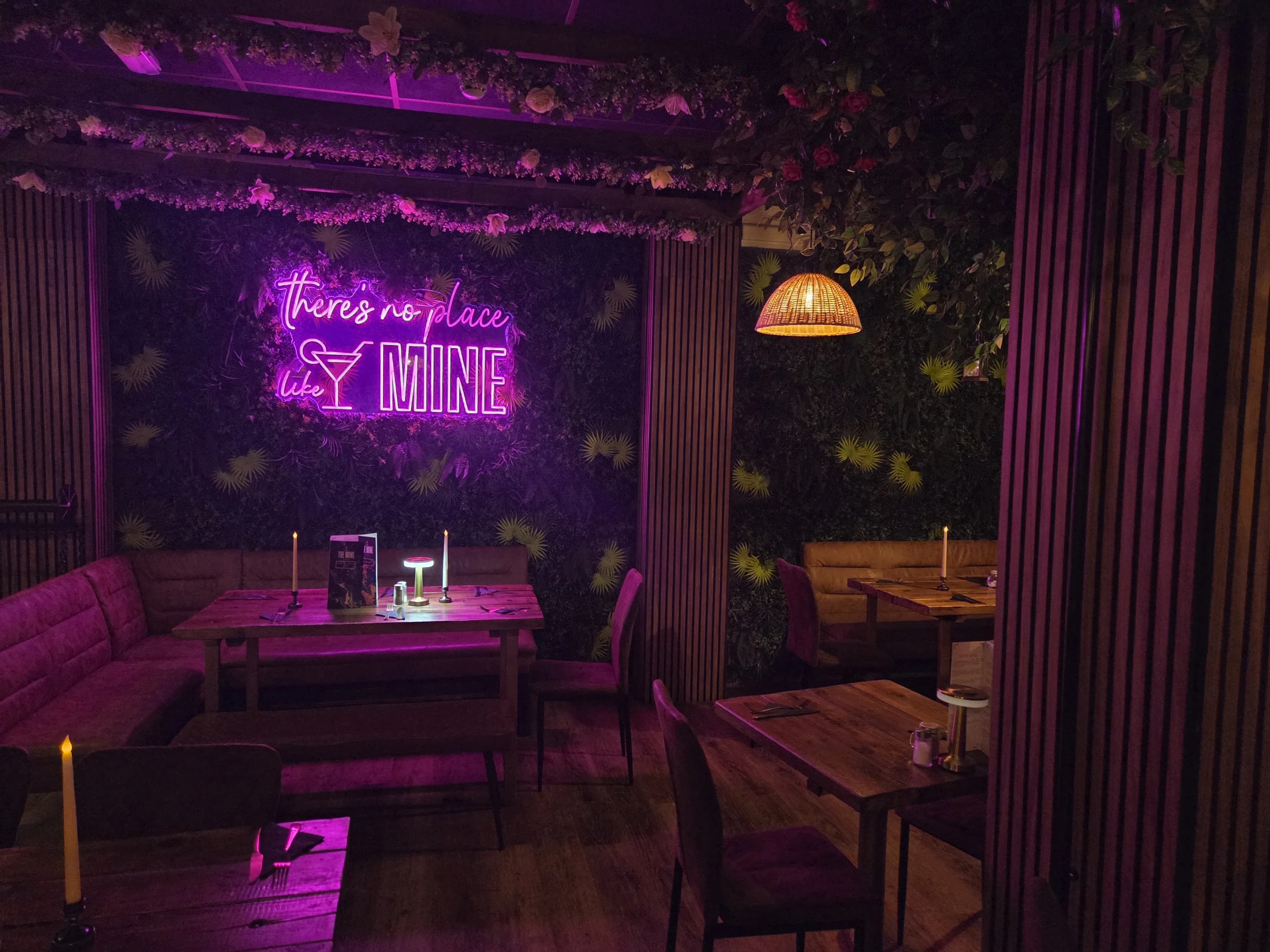 The Mine restaurant interior in Neath